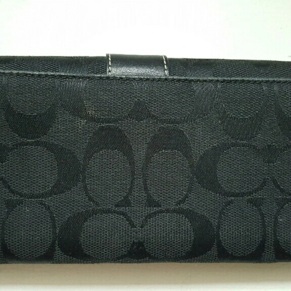 Coach black long wallet - Picture 3 of 3